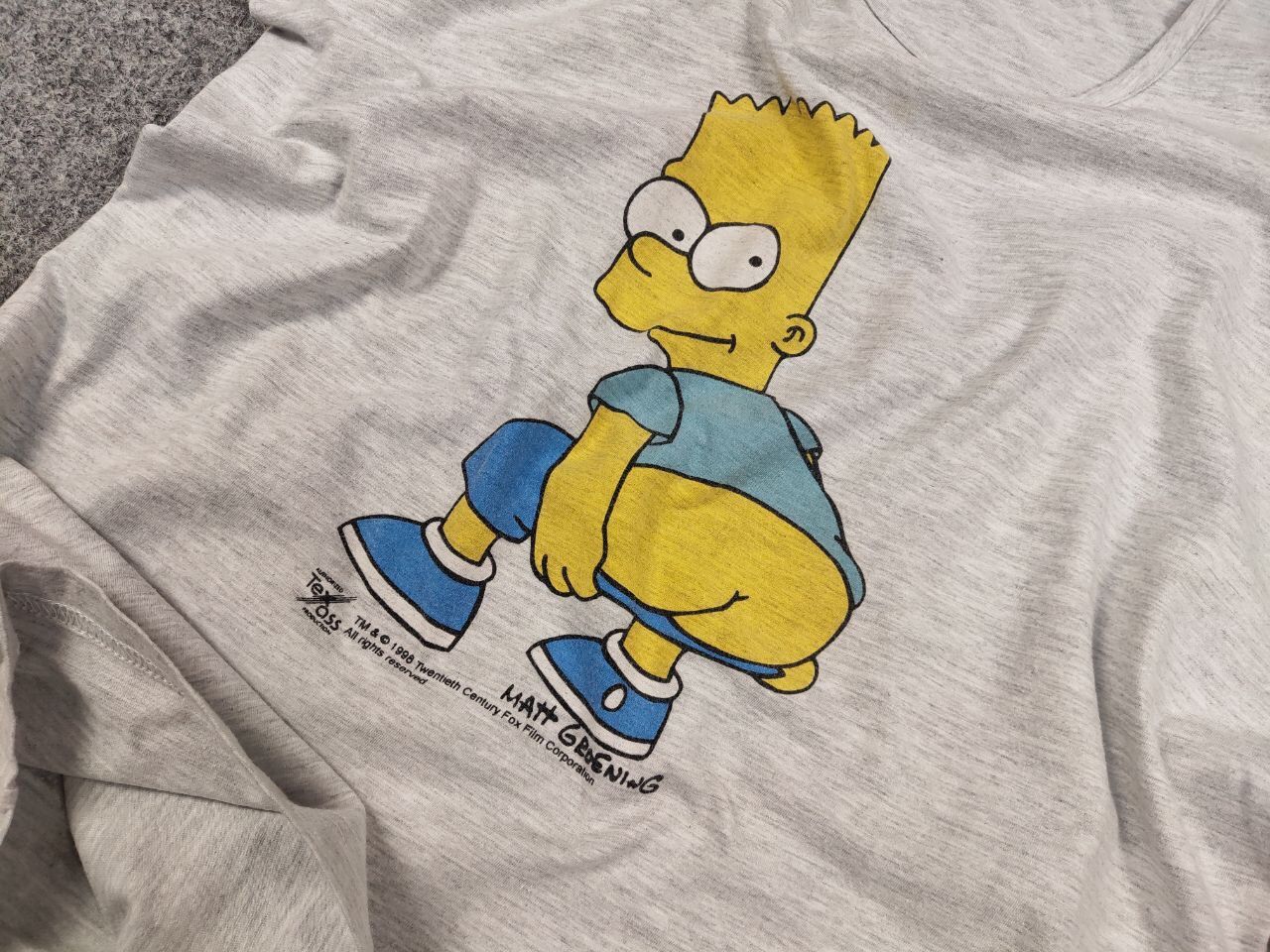 Cartoon Network Vintage 1998's The Simpsons T-shirt Bart Matt Groening Logo Size US M / EU 48-50 / 2 - 1 Thumbnail