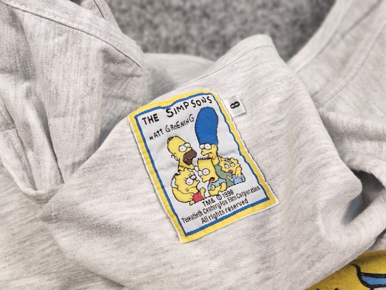 Cartoon Network Vintage 1998's The Simpsons T-shirt Bart Matt Groening Logo Size US M / EU 48-50 / 2 - 12 Thumbnail