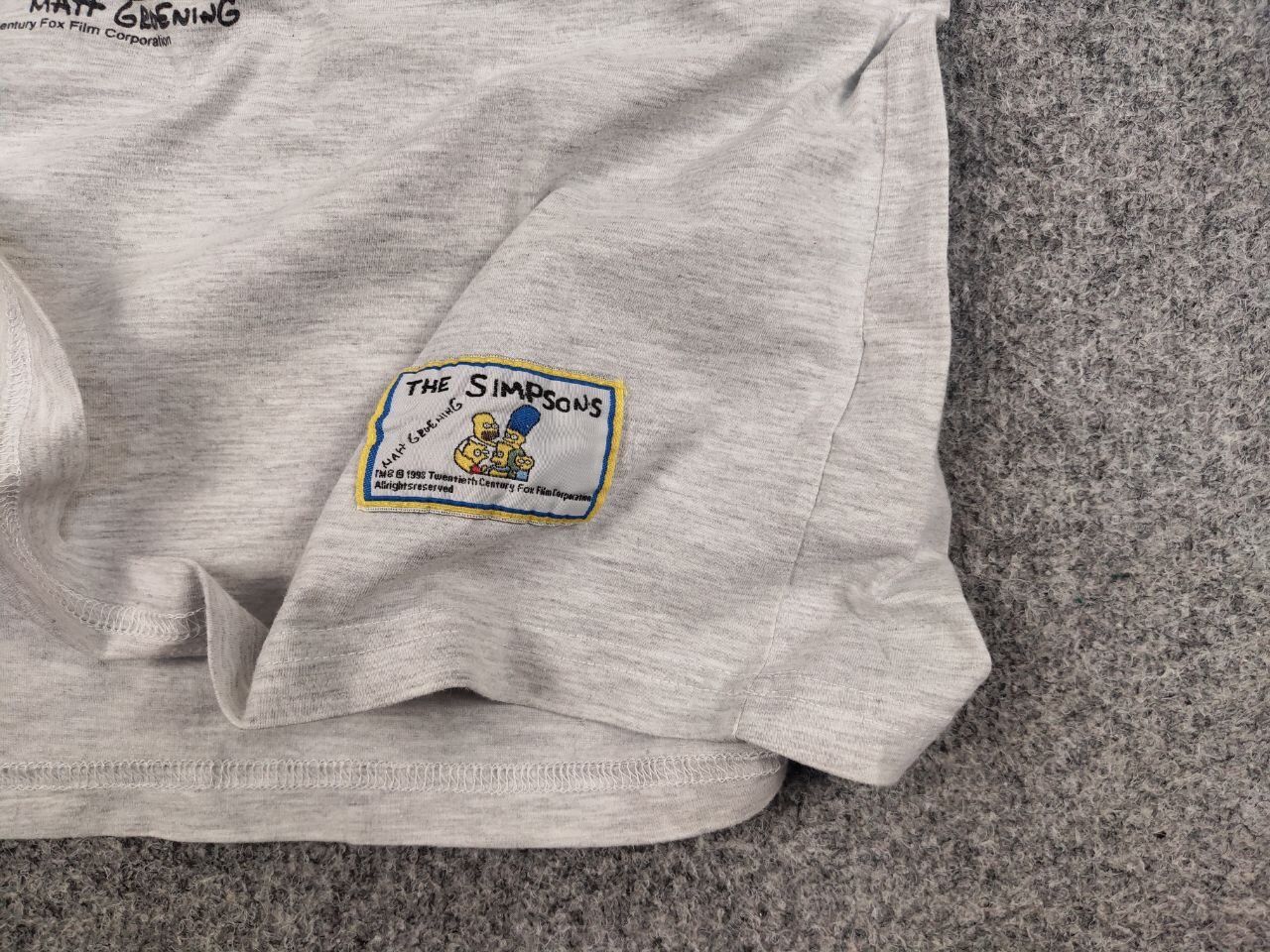 Cartoon Network Vintage 1998's The Simpsons T-shirt Bart Matt Groening Logo Size US M / EU 48-50 / 2 - 6 Thumbnail