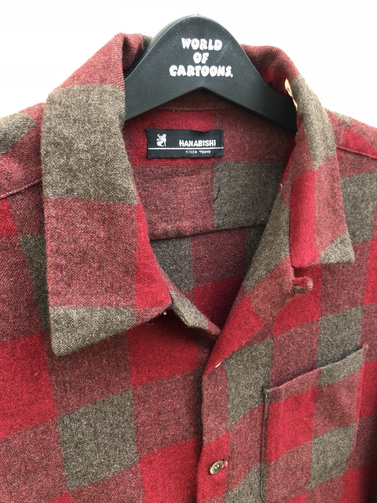 Vintage Vintage Hanabishi Ginza Tokyo Checks Board Wool Flannel Size US M / EU 48-50 / 2 - 4 Thumbnail