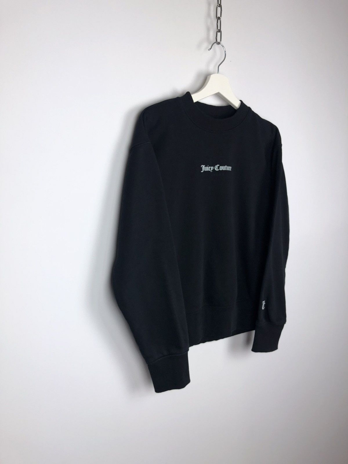 Juicy Couture Juicy Couture Sport Center Logo Crewneck Sweatshirt Black Size XS / US 0-2 / IT 36-38 - 4 Thumbnail