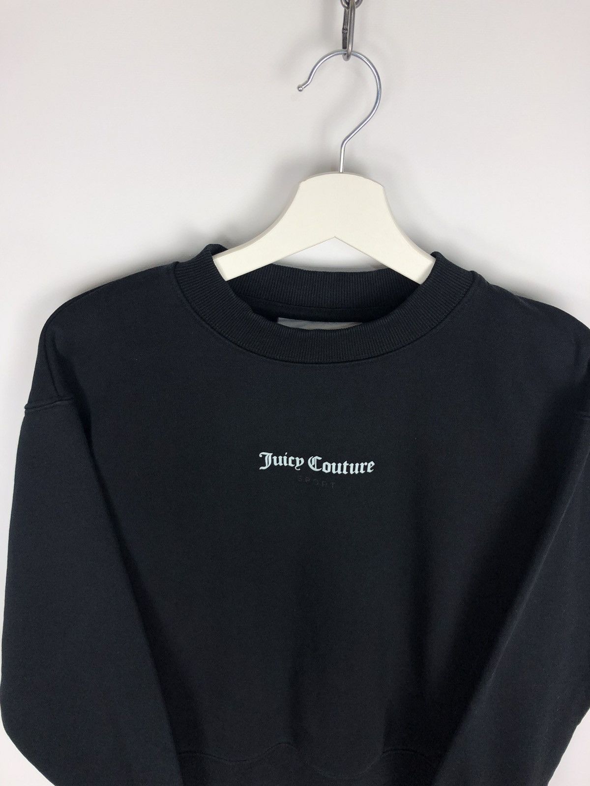 Juicy Couture Juicy Couture Sport Center Logo Crewneck Sweatshirt Black Size XS / US 0-2 / IT 36-38 - 3 Thumbnail
