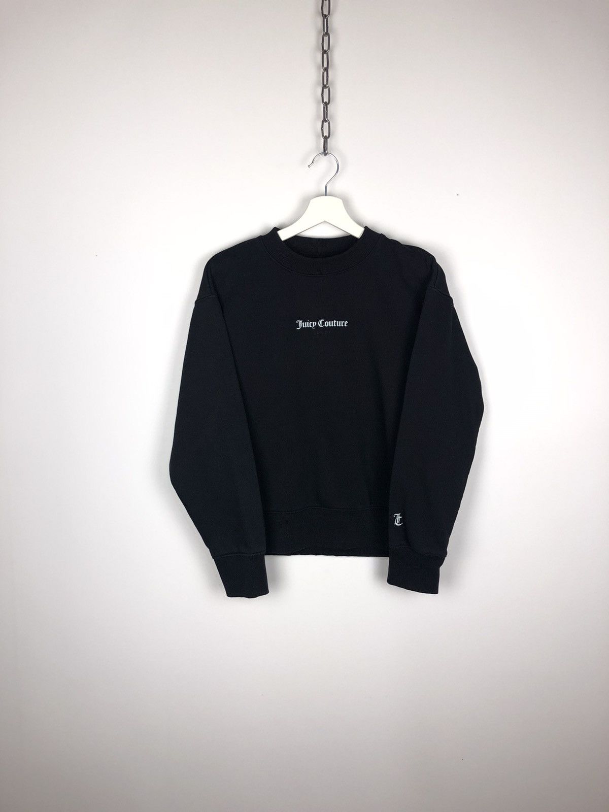 Juicy Couture Juicy Couture Sport Center Logo Crewneck Sweatshirt Black Size XS / US 0-2 / IT 36-38 - 1 Thumbnail