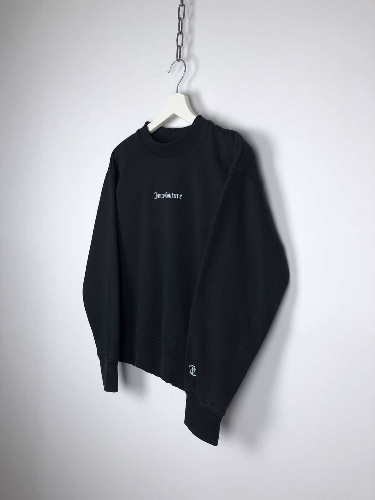 Juicy Couture Juicy Couture Sport Center Logo Crewneck Sweatshirt Black Size XS / US 0-2 / IT 36-38 - 5 Thumbnail