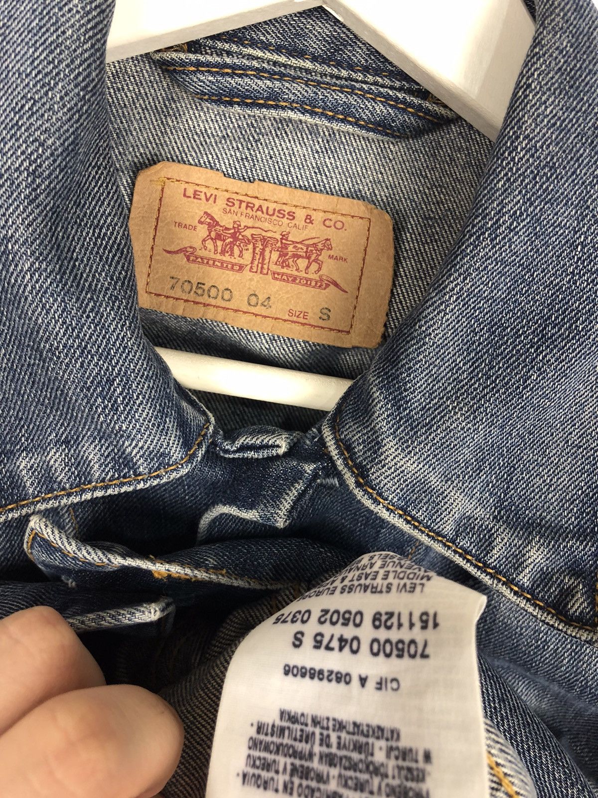 Levi's Vintage Levi Strauss & Co Denim Jacket Blue size S Size US S / EU 44-46 / 1 - 7 Thumbnail