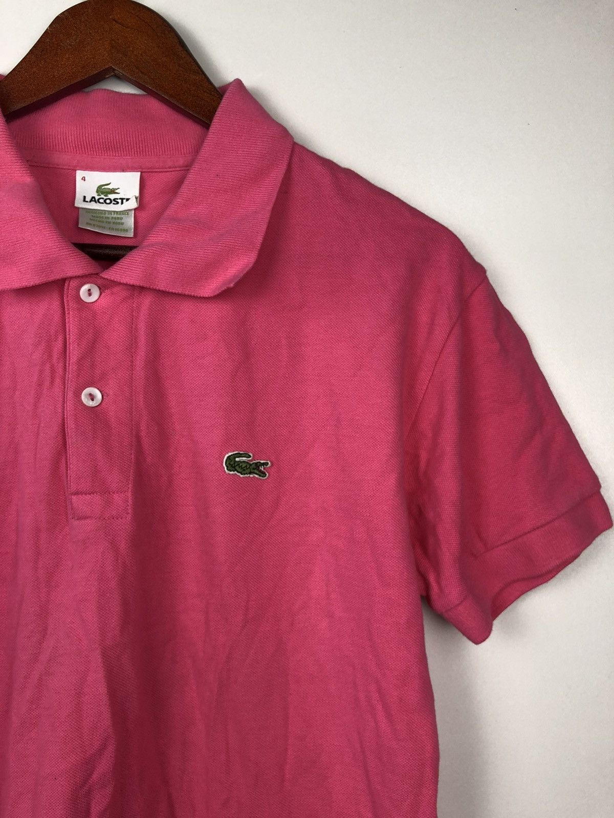 Lacoste Vintage Basic Lacoste Polo T-Shirt France Tee size M Size US M / EU 48-50 / 2 - 2 Thumbnail