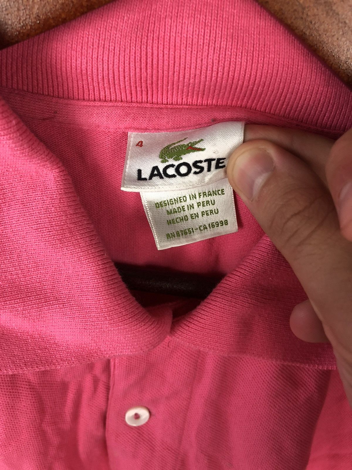 Lacoste Vintage Basic Lacoste Polo T-Shirt France Tee size M Size US M / EU 48-50 / 2 - 5 Thumbnail