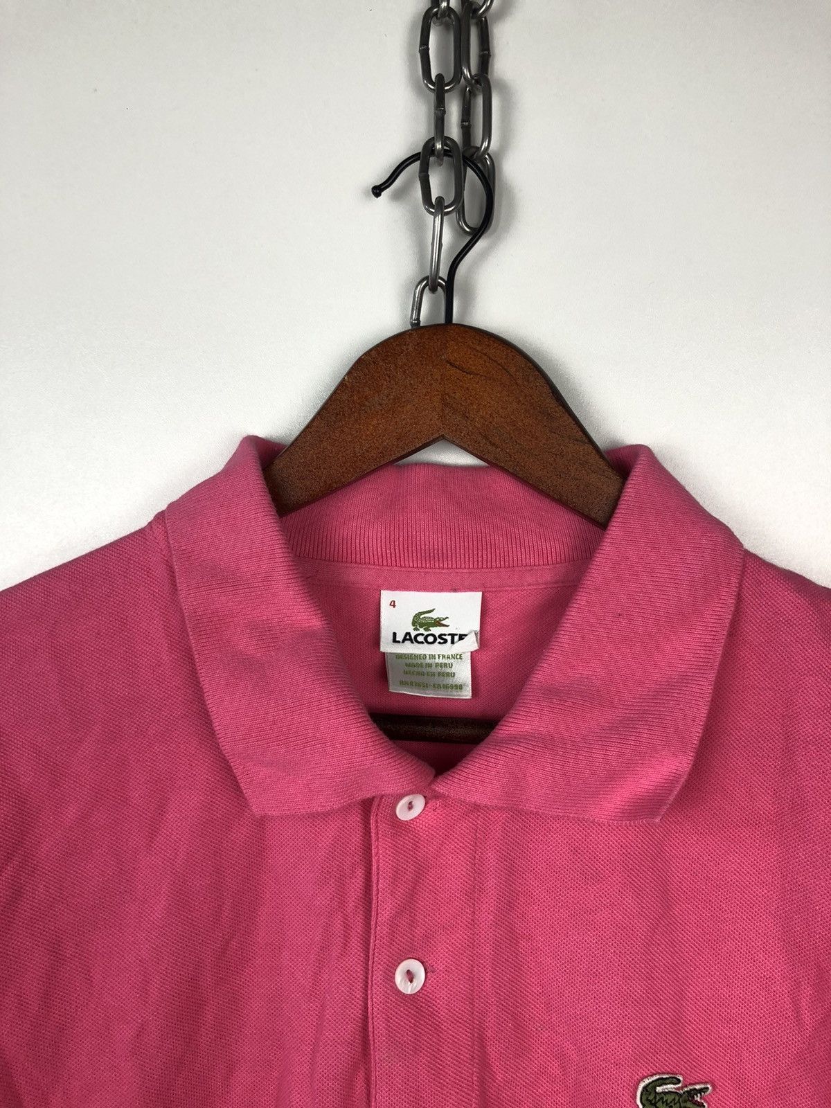 Lacoste Vintage Basic Lacoste Polo T-Shirt France Tee size M Size US M / EU 48-50 / 2 - 3 Thumbnail