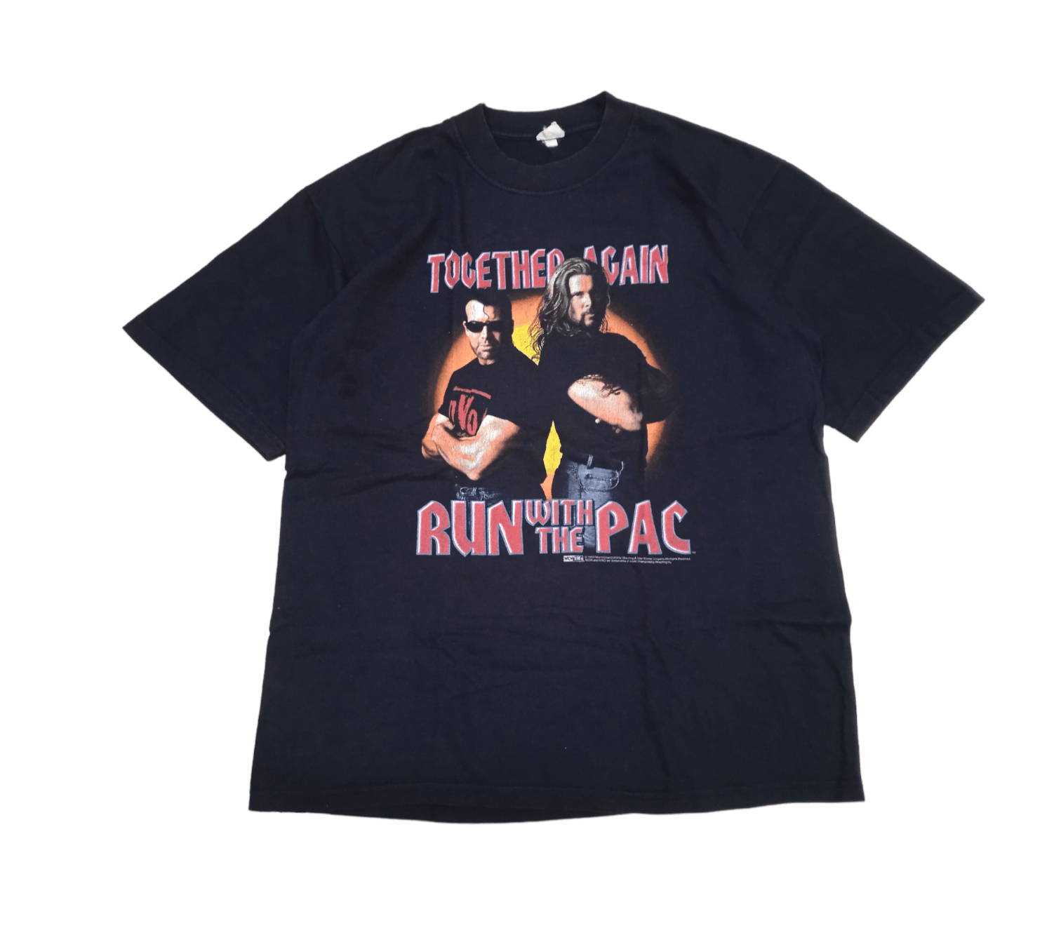 WWF Vintage 90s WCW NWO The Outsider T-Shirt Size US M / EU 48-50 / 2 - 1 Thumbnail