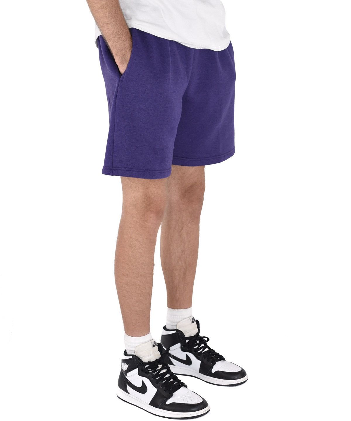 Other Fleece Sweat Shorts Purple S Size US 28 / EU 44 - 4 Thumbnail