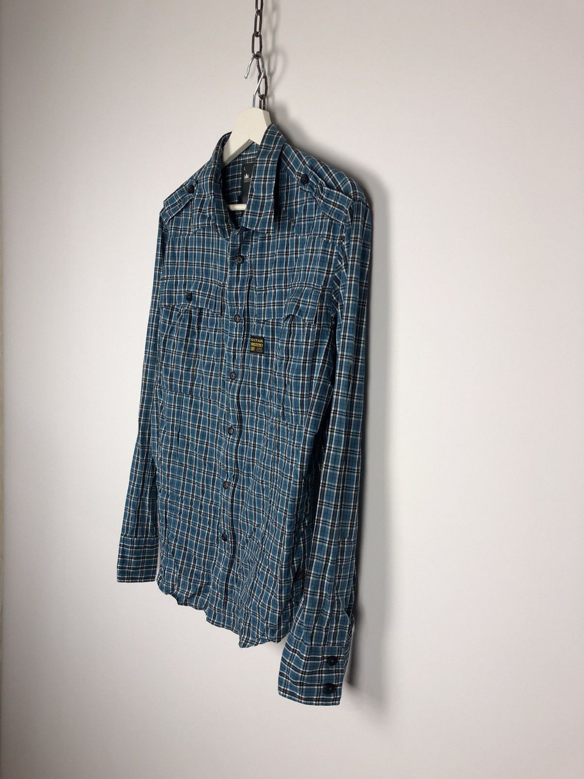 G-Star G-Star Raw Originals Big Back Logo Zip Shirt size L Check Size US L / EU 52-54 / 3 - 4 Thumbnail