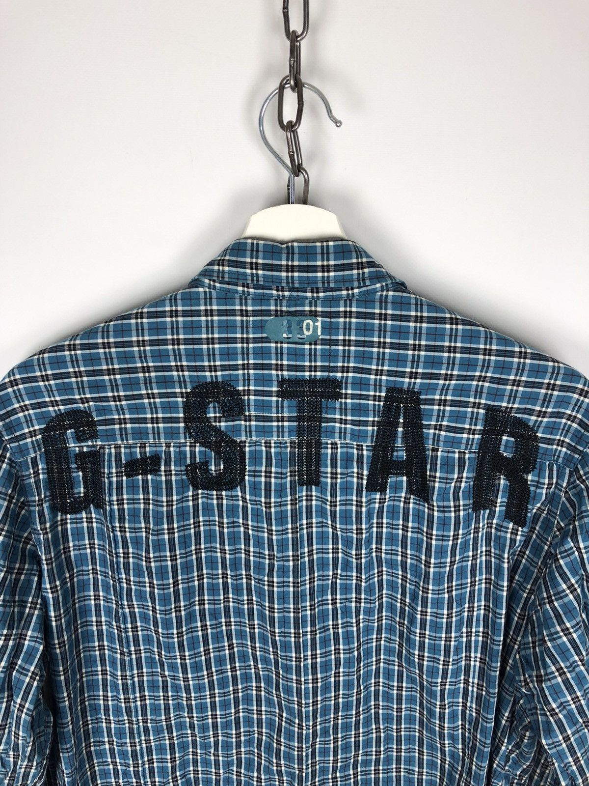 G-Star G-Star Raw Originals Big Back Logo Zip Shirt size L Check Size US L / EU 52-54 / 3 - 8 Thumbnail