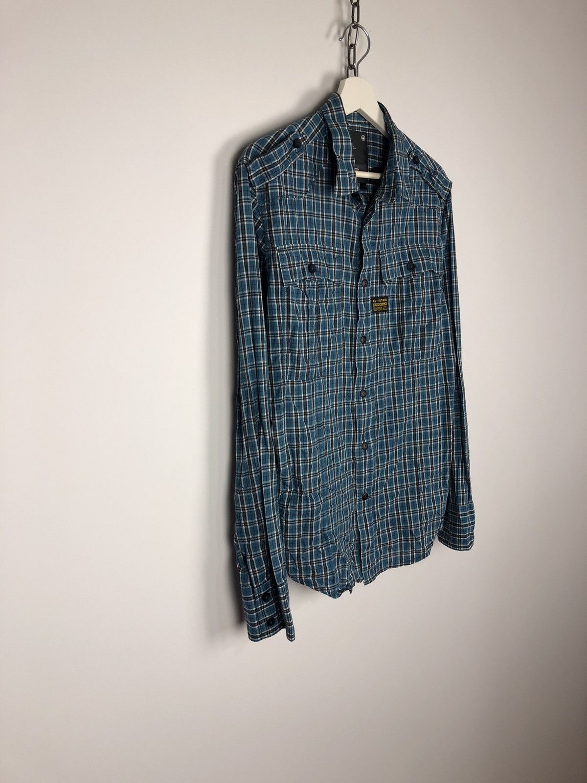 G-Star G-Star Raw Originals Big Back Logo Zip Shirt size L Check Size US L / EU 52-54 / 3 - 3 Thumbnail