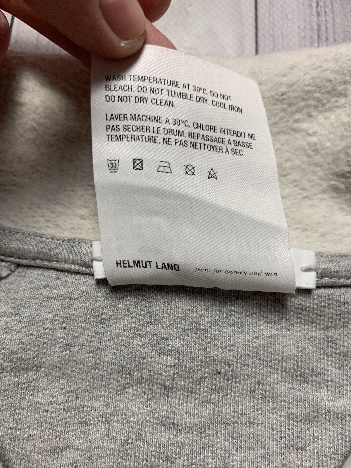 Helmut Lang × Vintage Helmut Lang luxury sweater zip 1/4 unisex М/L Size US M / EU 48-50 / 2 - 6 Thumbnail