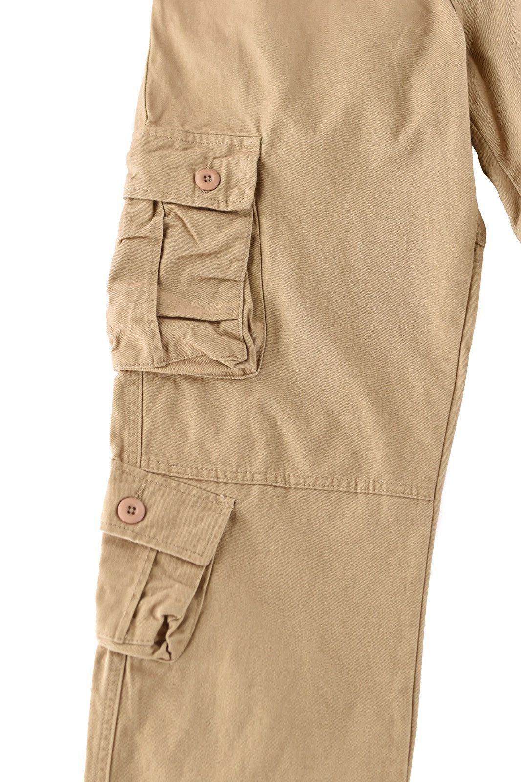 Japanese Brand 8 Pocket Cargo Pants Tan Size US 34 / EU 50 - 7 Thumbnail