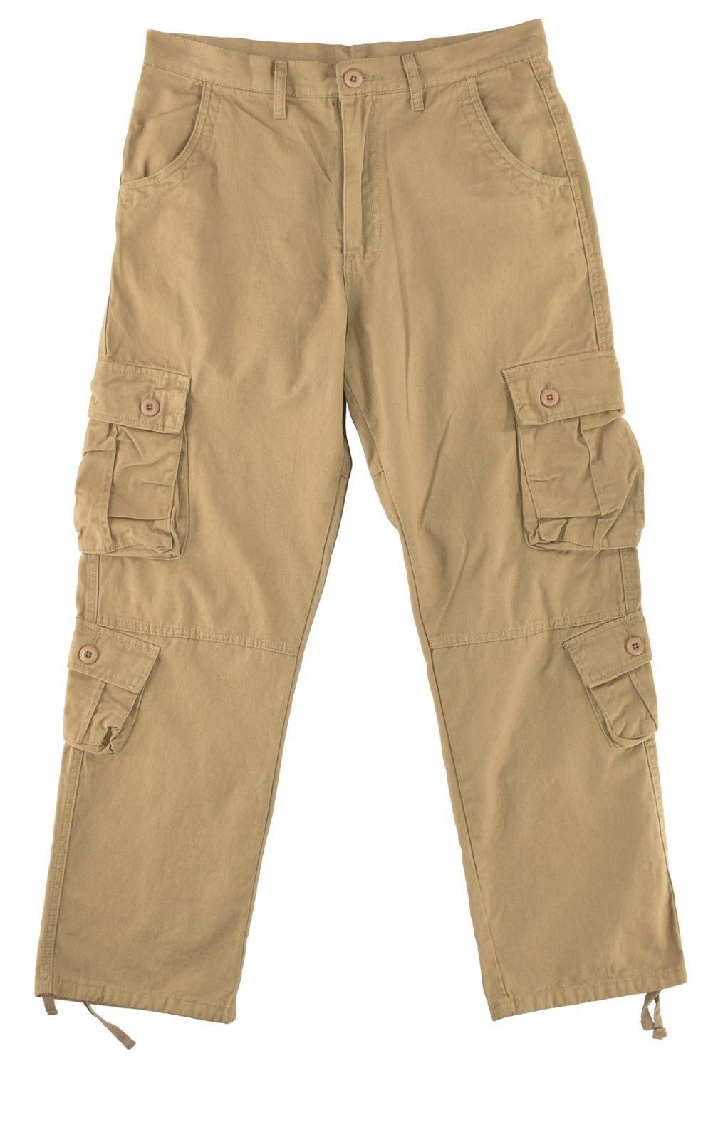 Japanese Brand 8 Pocket Cargo Pants Tan Size US 34 / EU 50 - 5 Thumbnail