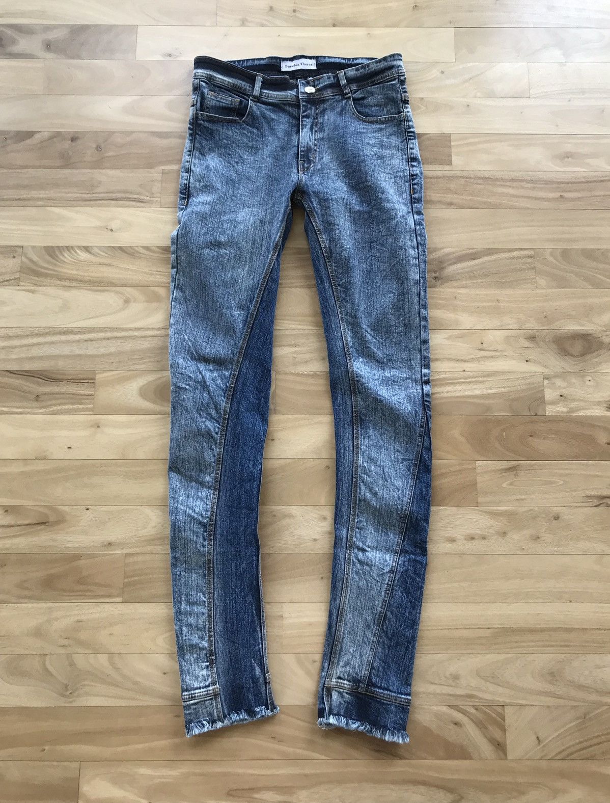 Vintage Flare Denim Light Wash Size US 30 / EU 46 - 1 Thumbnail
