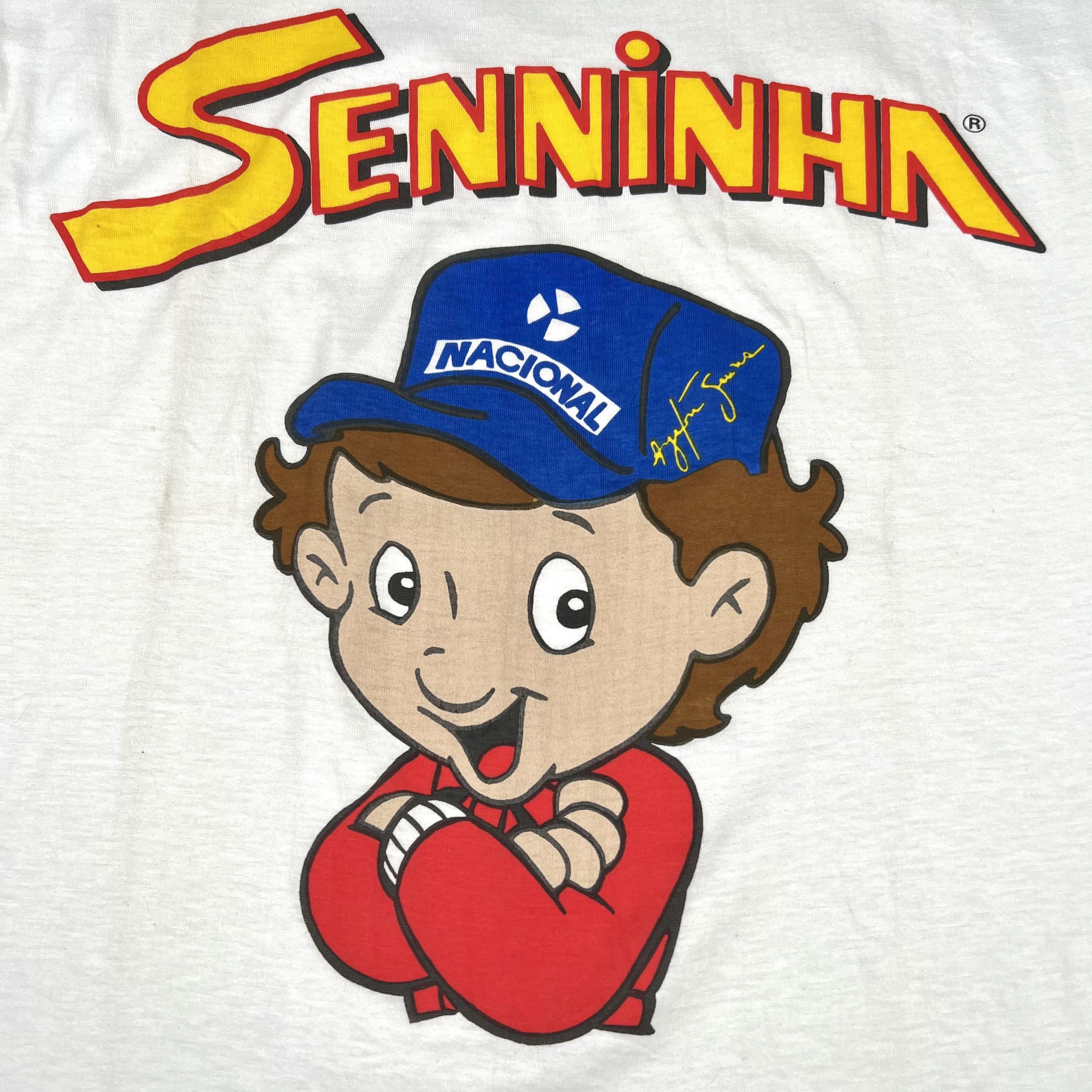 Formula 1 Vintage 90s Ayrton Senna ‘Senninha’ Long Sleeved Shirt Size US L / EU 52-54 / 3 - 5 Thumbnail