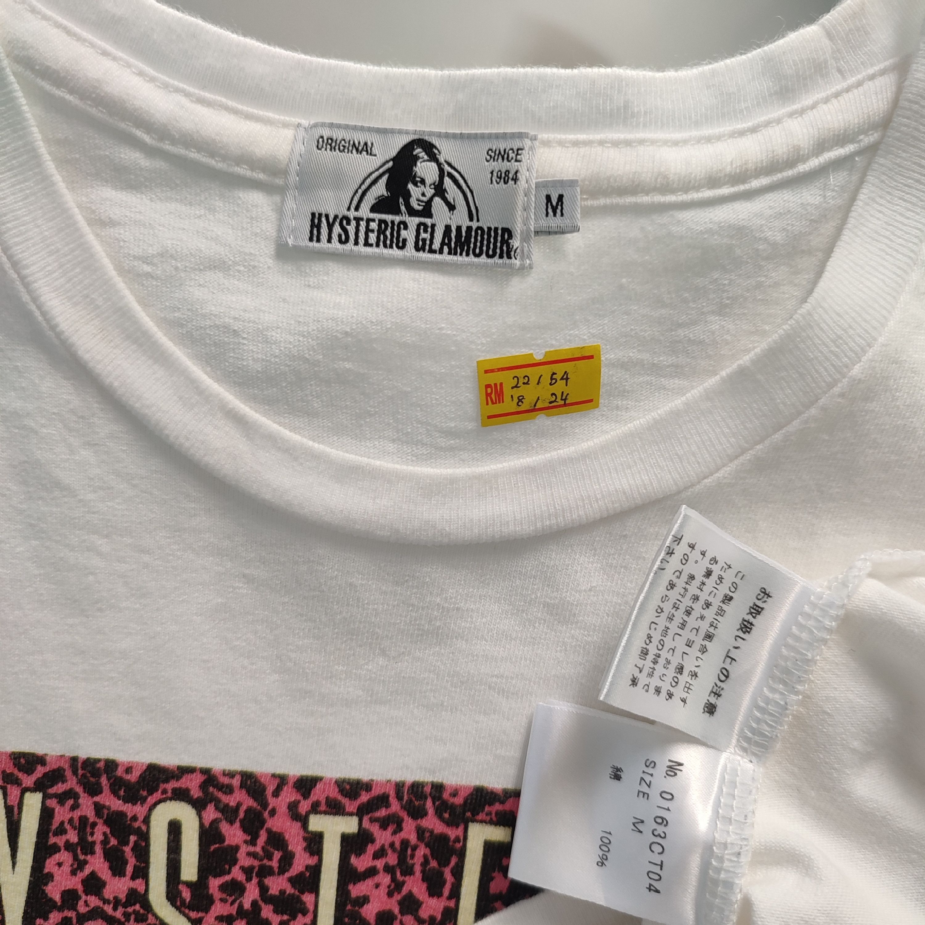 Hysteric Glamour × Japanese Brand × Vintage Hysteric Glamour Japanese Brand Sexy Woman's Tshirt Size US S / EU 44-46 / 1 - 3 Thumbnail