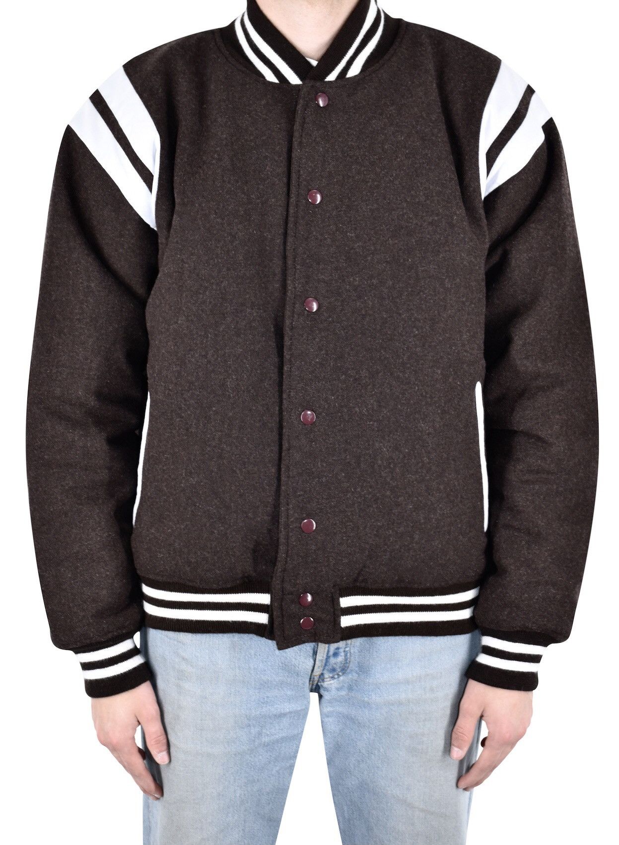 Other Wool Varsity Jacket Chocolate Brown Size US S / EU 44-46 / 1 - 2 Thumbnail