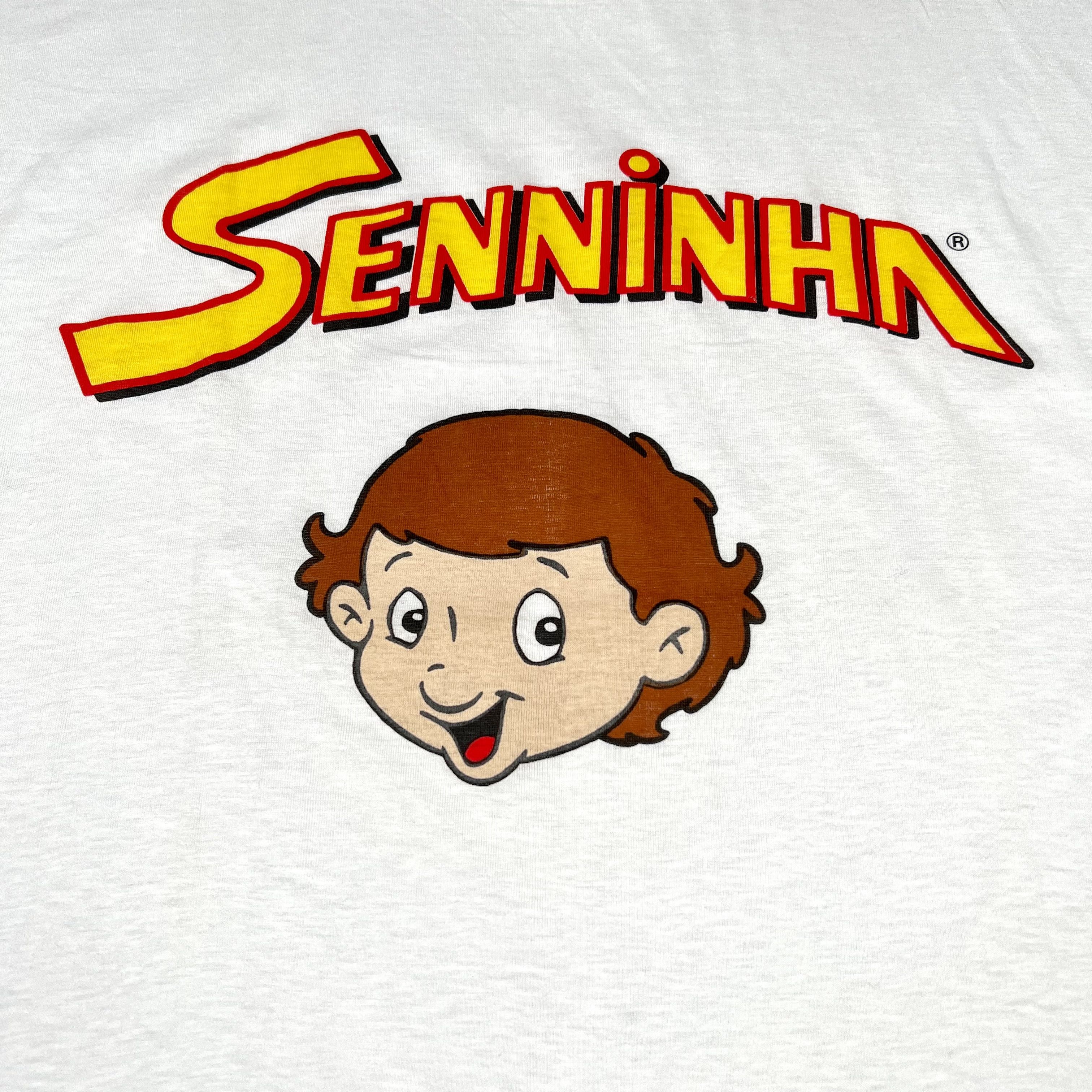 Formula 1 Vintage 90s Ayrton Senna ‘Senninha’ Comic As Worn T Shirt Size US L / EU 52-54 / 3 - 6 Thumbnail