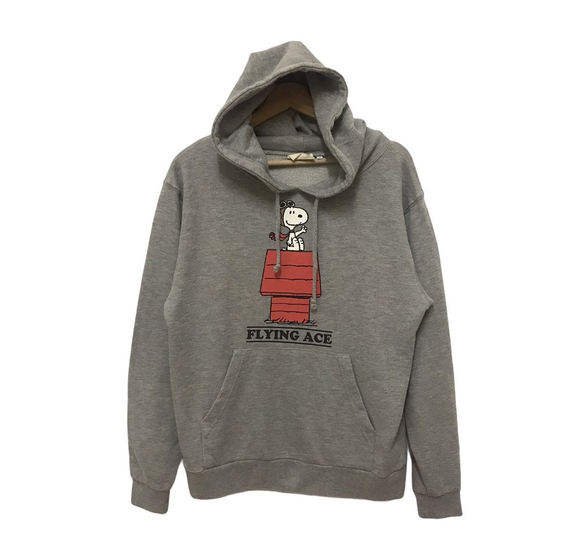 Peanuts Vintage Peanuts Snoopy Flying Ace Hoodie Sweatshirt Big Logo Size US L / EU 52-54 / 3 - 1 Thumbnail