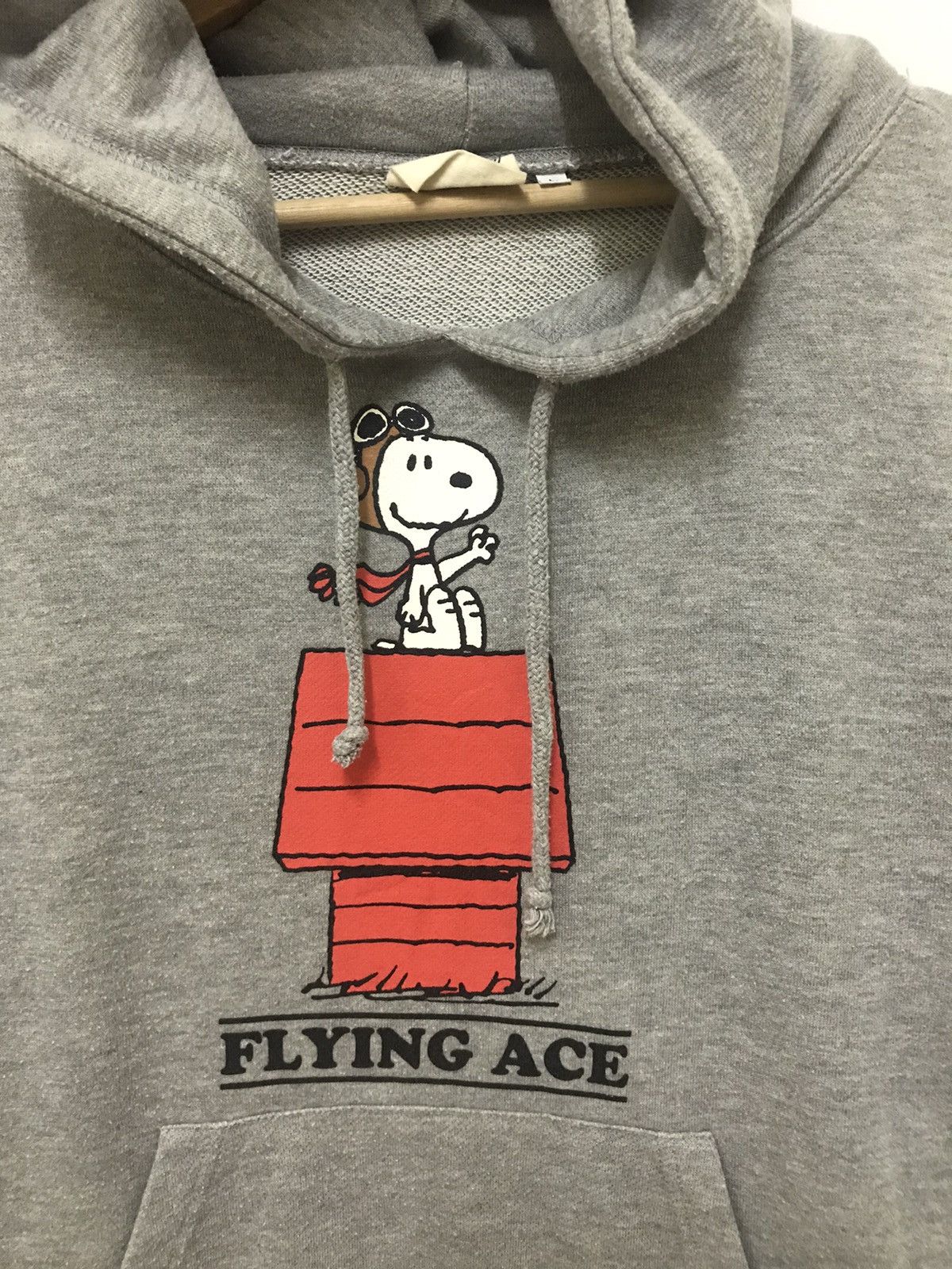 Peanuts Vintage Peanuts Snoopy Flying Ace Hoodie Sweatshirt Big Logo Size US L / EU 52-54 / 3 - 5 Thumbnail