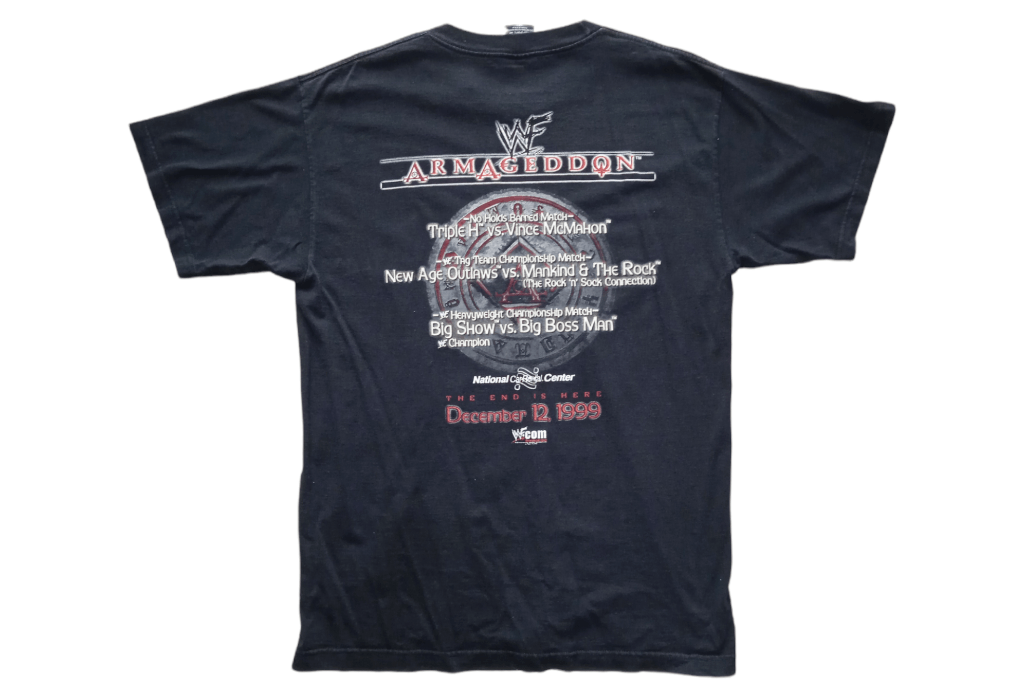 Vintage × Wwe × Wwf Vintage 90s WWF Armageddon 1999 PPV T-Shirt | Grailed