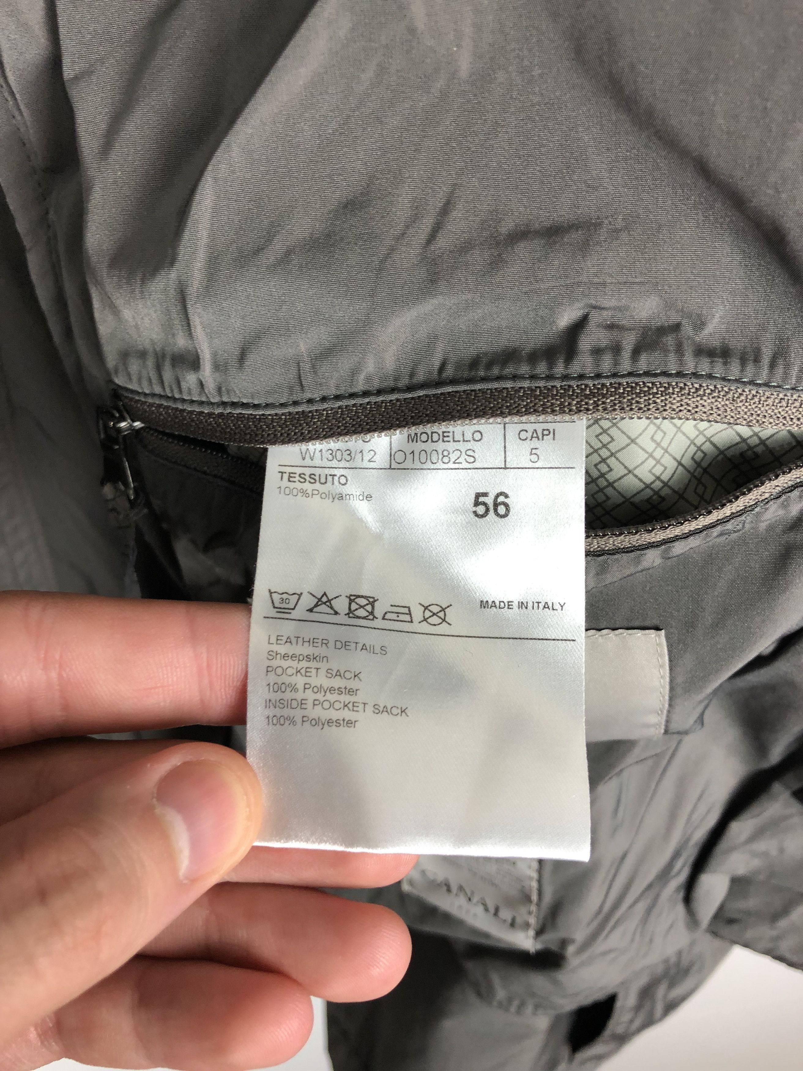 Canali CANALI Men Rain & Wind Tech Resistant Jacket Italy Size 56 Size US XL / EU 56 / 4 - 11 Thumbnail