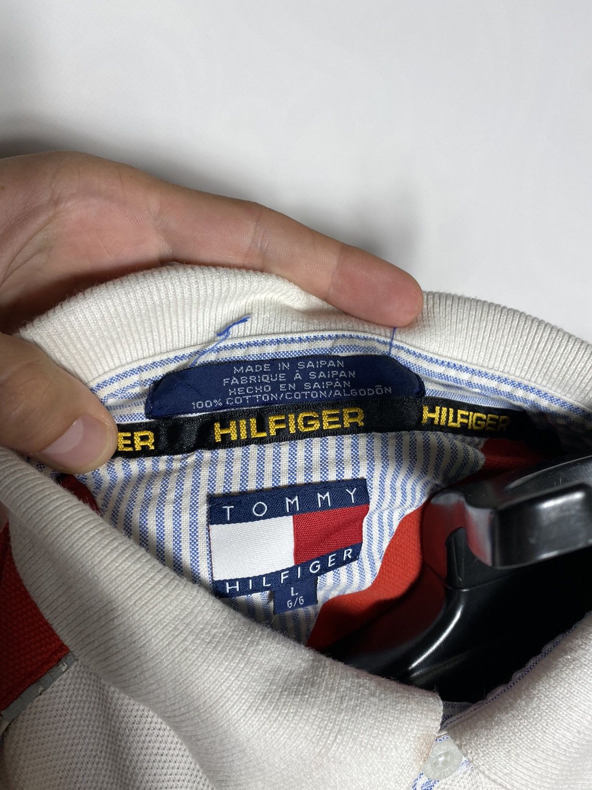 Tommy Hilfiger Vintage 90s Tommy Hilfiger Ferrari Limited Edition Polo Size US L / EU 52-54 / 3 - 12 Thumbnail