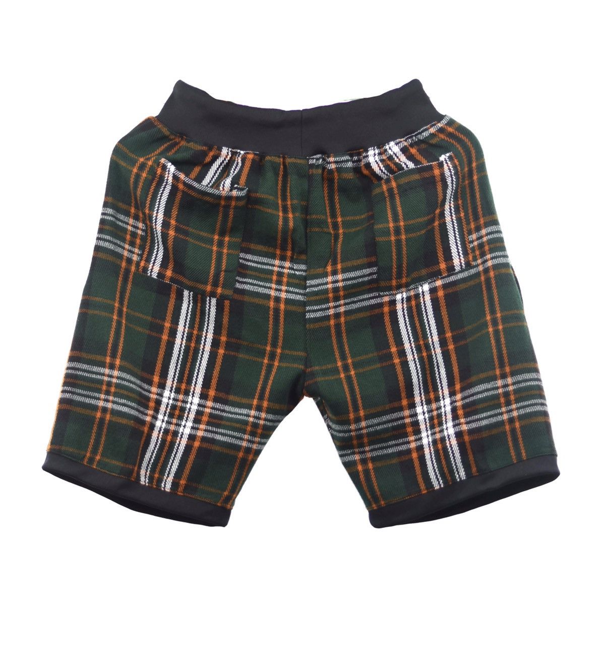 Vintage Plaid basketball shorts green orange S Size US 28 / EU 44 - 2 Thumbnail