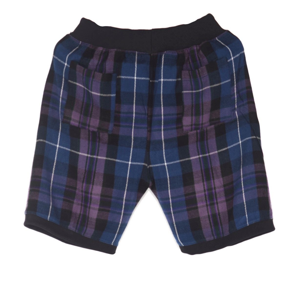 Vintage Plaid basketball shorts blue purple Xs Size US 26 / EU 42 - 2 Thumbnail