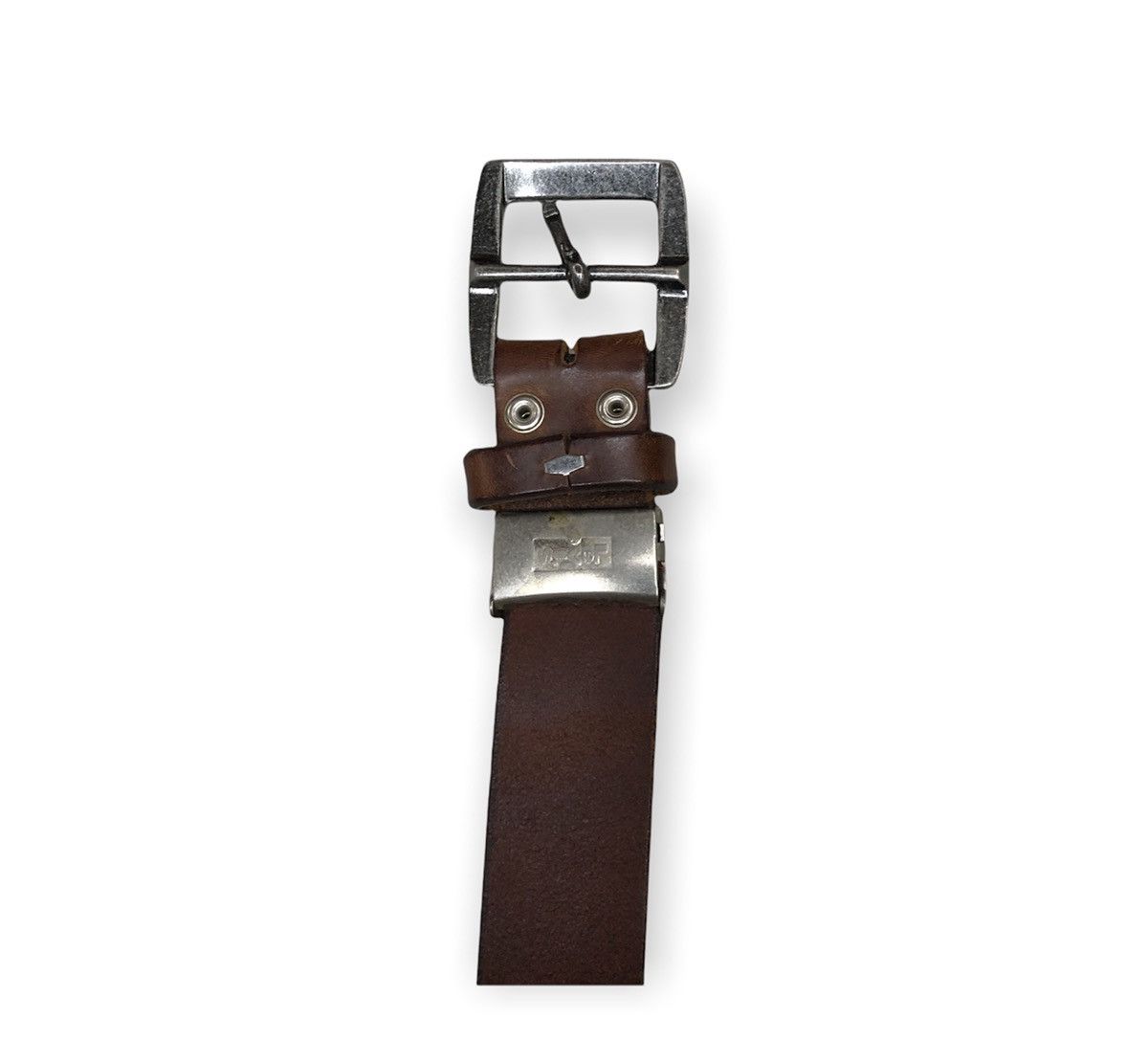 Leather × Levi's Vintage Clothing Vintage Levi’s Red Tab Leather Buckle Belts Size ONE SIZE - 3 Thumbnail