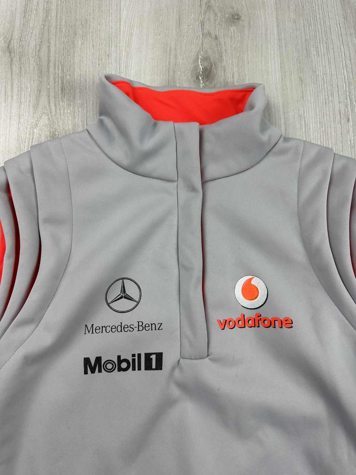 Malcolm McLaren Vodafone McLaren Mercedes Benz racing 1/4 zip top Size L / US 10 / IT 46 - 2 Thumbnail