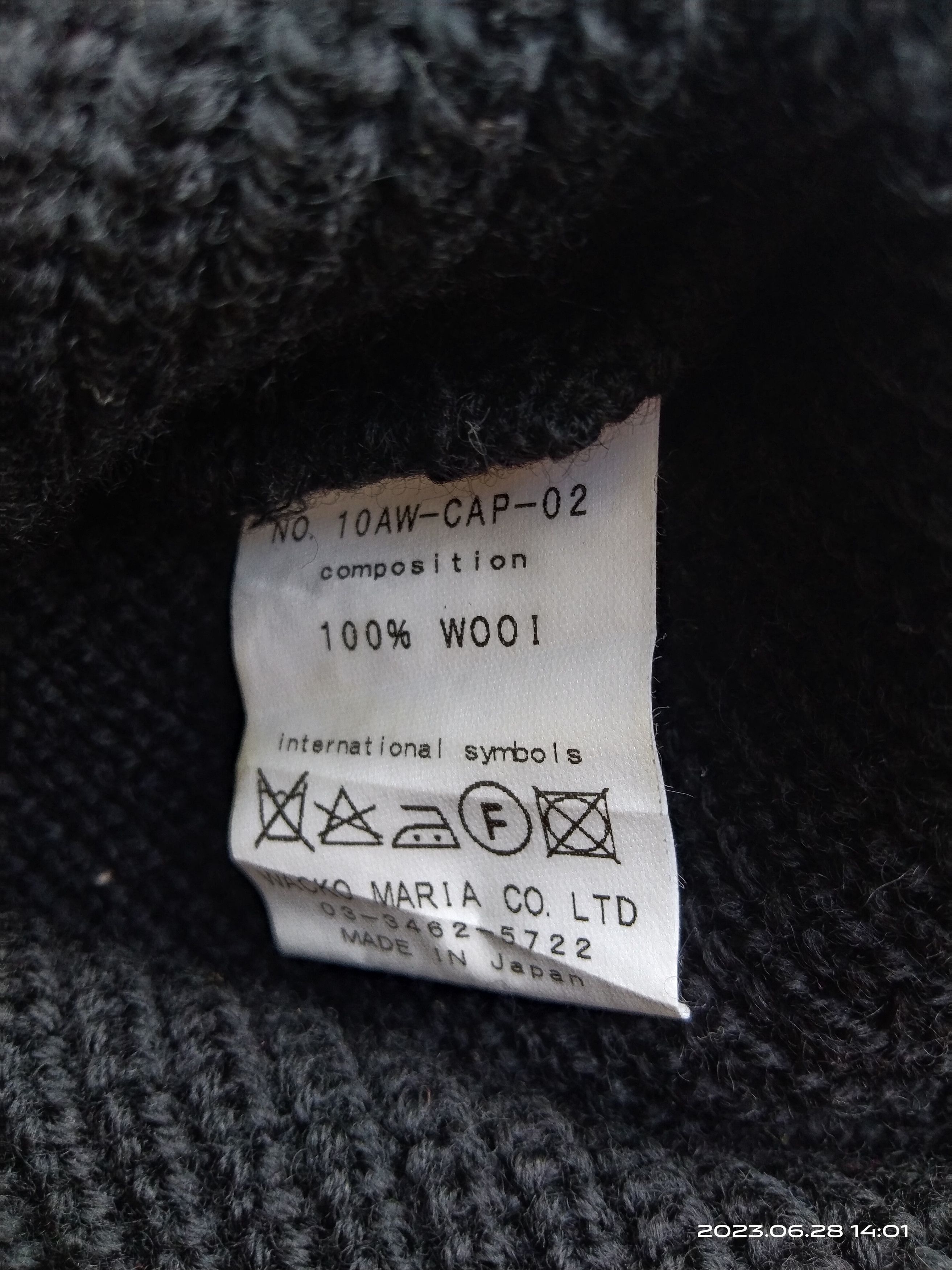 Wacko Maria GUILTY PARTIES SPELLOUT BEANIE HAT Size ONE SIZE - 3 Thumbnail