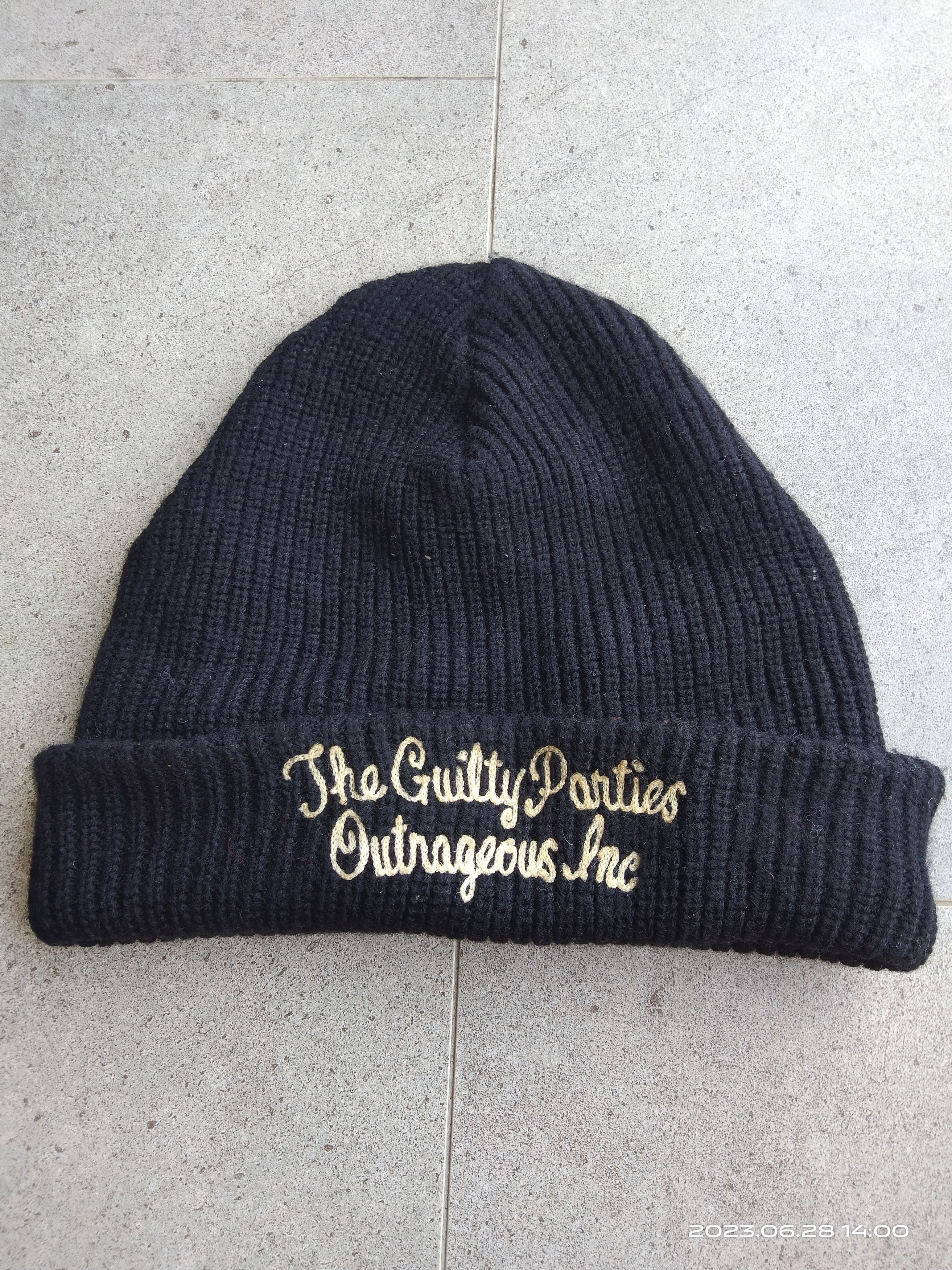 Wacko Maria GUILTY PARTIES SPELLOUT BEANIE HAT Size ONE SIZE - 1 Thumbnail