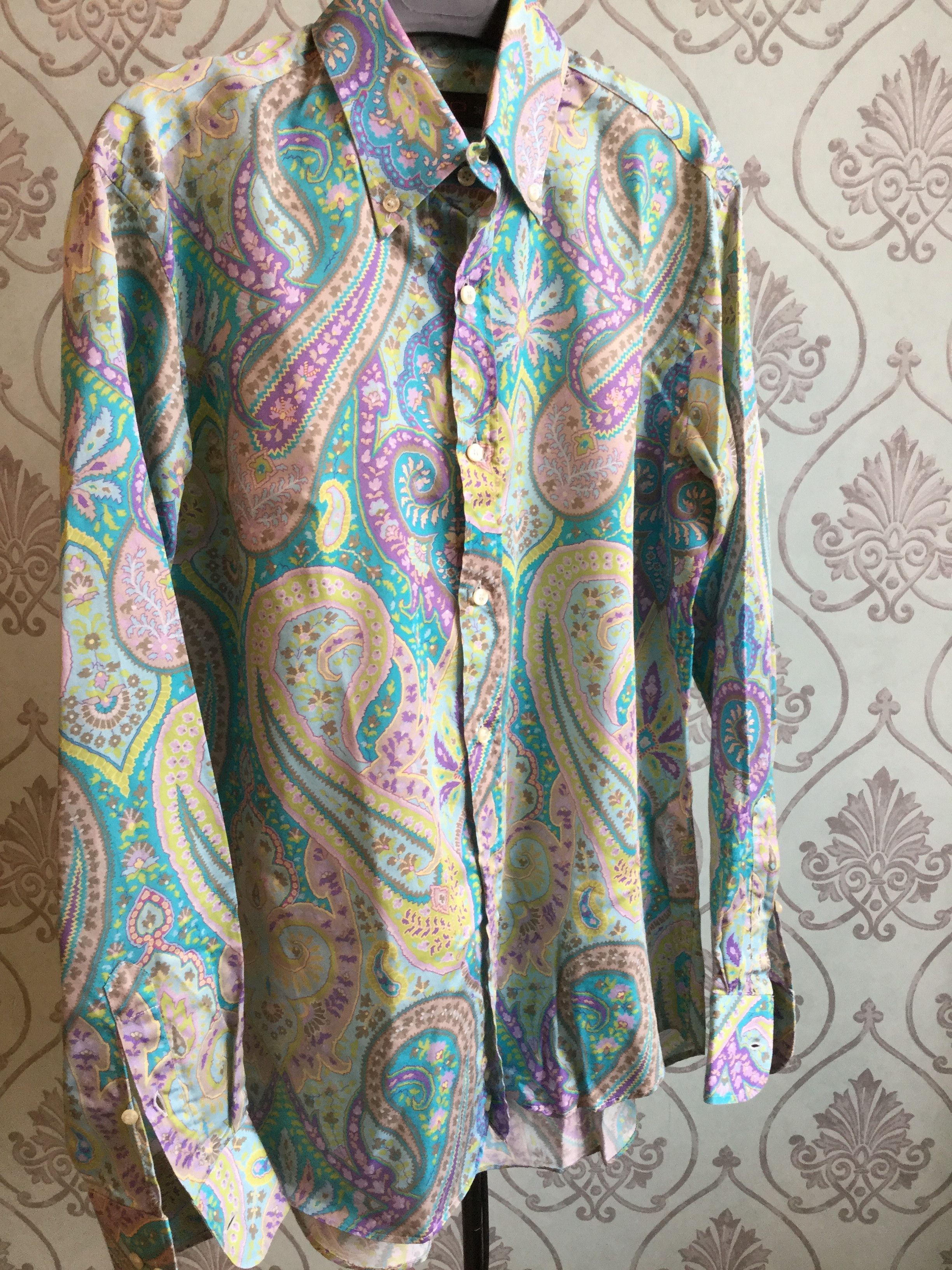 Etro GRAIL! Silk paisley shirt.Like Gucci or Dior Size US S / EU 44-46 / 1 - 1 Thumbnail