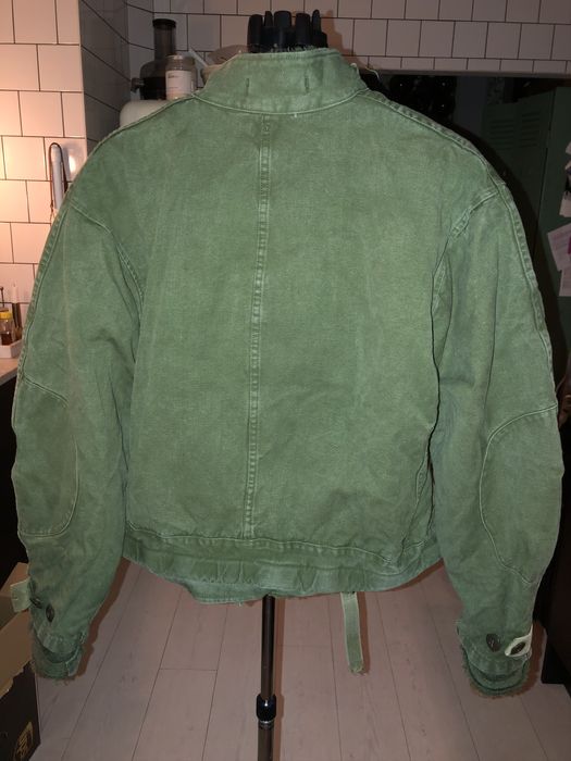 Vintage Swedish Army Military Motorcycle Jacket Grailed