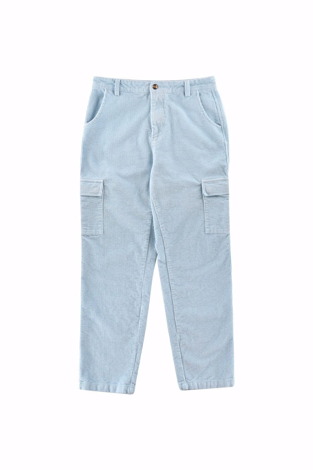 Vintage Corduroy Cargo Pants Sky Blue Size US 38 / EU 54 - 1 Thumbnail
