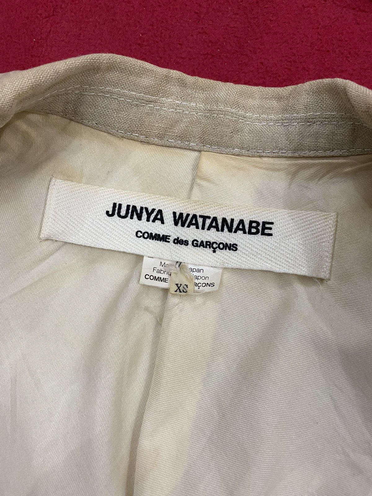 Comme des Garcons 🔥AD2008 JUNYA WATANABE x CDG DISTRESSE DESIGN Size US XS / EU 42 / 0 - 15 Thumbnail