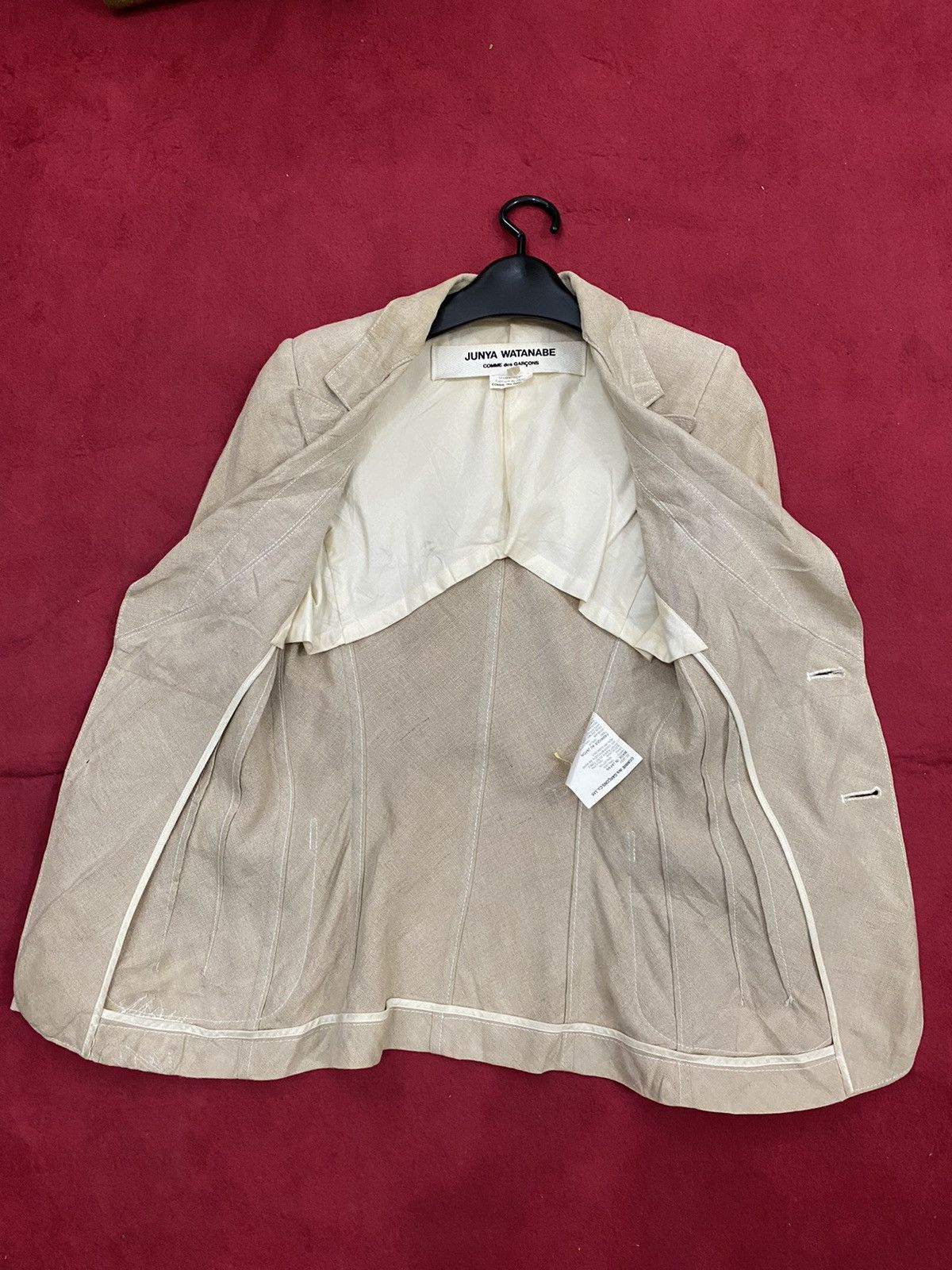 Comme des Garcons 🔥AD2008 JUNYA WATANABE x CDG DISTRESSE DESIGN Size US XS / EU 42 / 0 - 14 Thumbnail