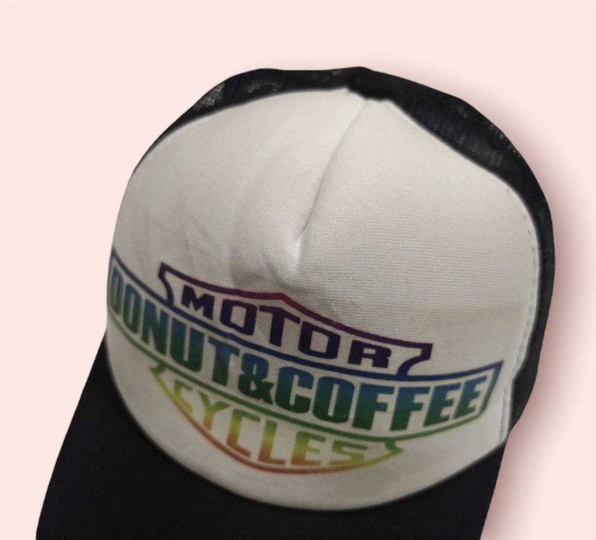Vintage VINTAGE MOTORCYCLE CAFE PARODY TRUCKER HAT Size ONE SIZE - 5 Thumbnail