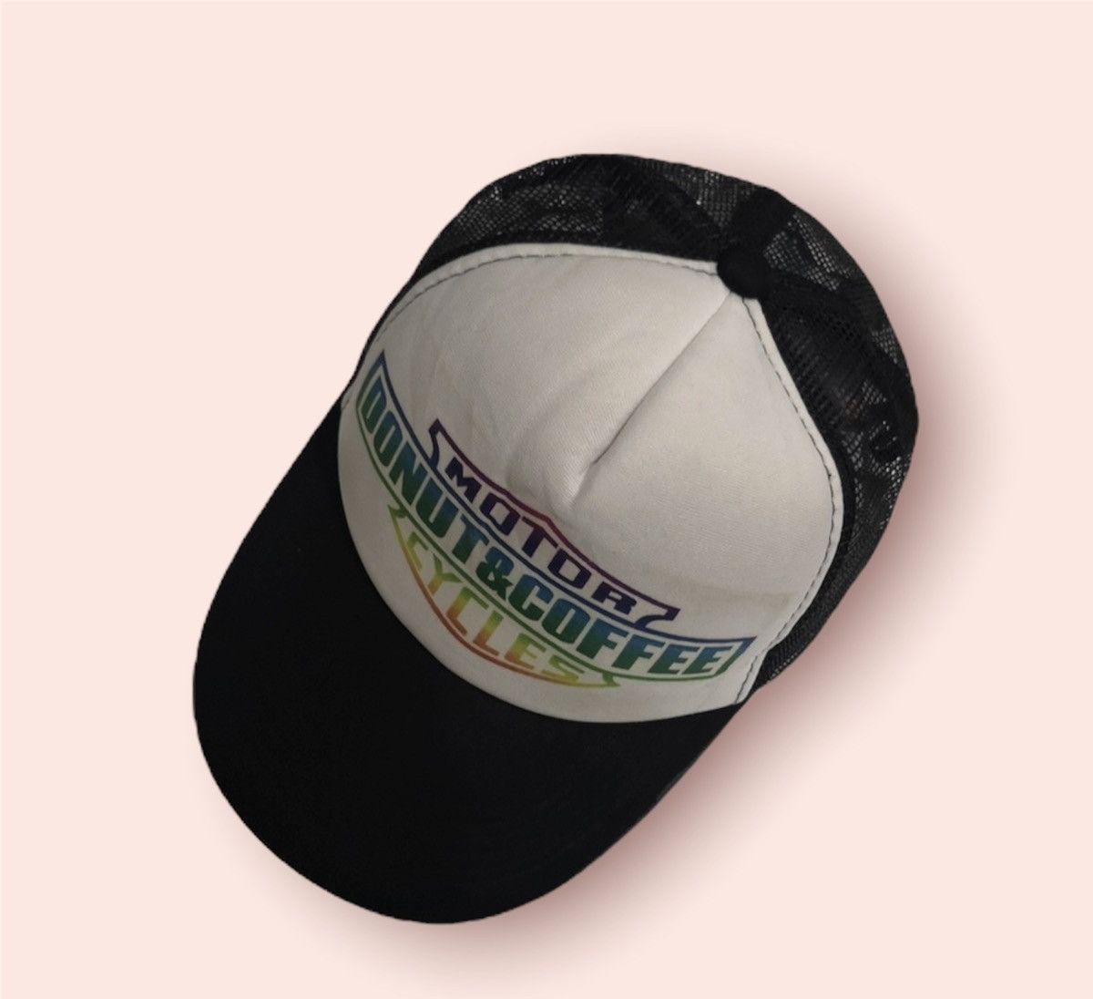 Vintage VINTAGE MOTORCYCLE CAFE PARODY TRUCKER HAT Size ONE SIZE - 3 Thumbnail