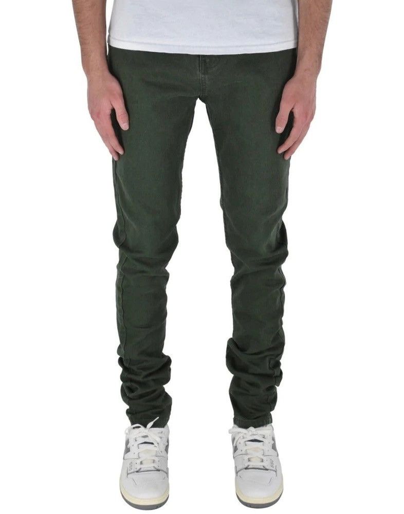 Vintage Stacked Denim Olive Green Size US 28 / EU 44 - 1 Thumbnail