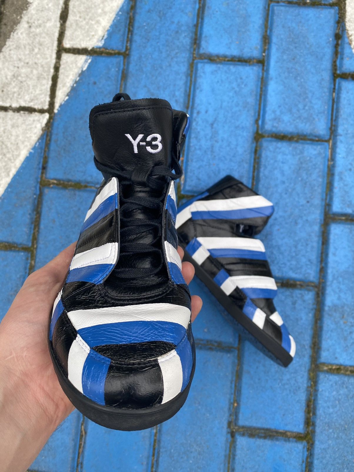 Adidas × Y-3 × Yohji Yamamoto Vintage Sample Y-3 2001 never released leather sneakers Size US 5 / EU 37 - 2 Thumbnail