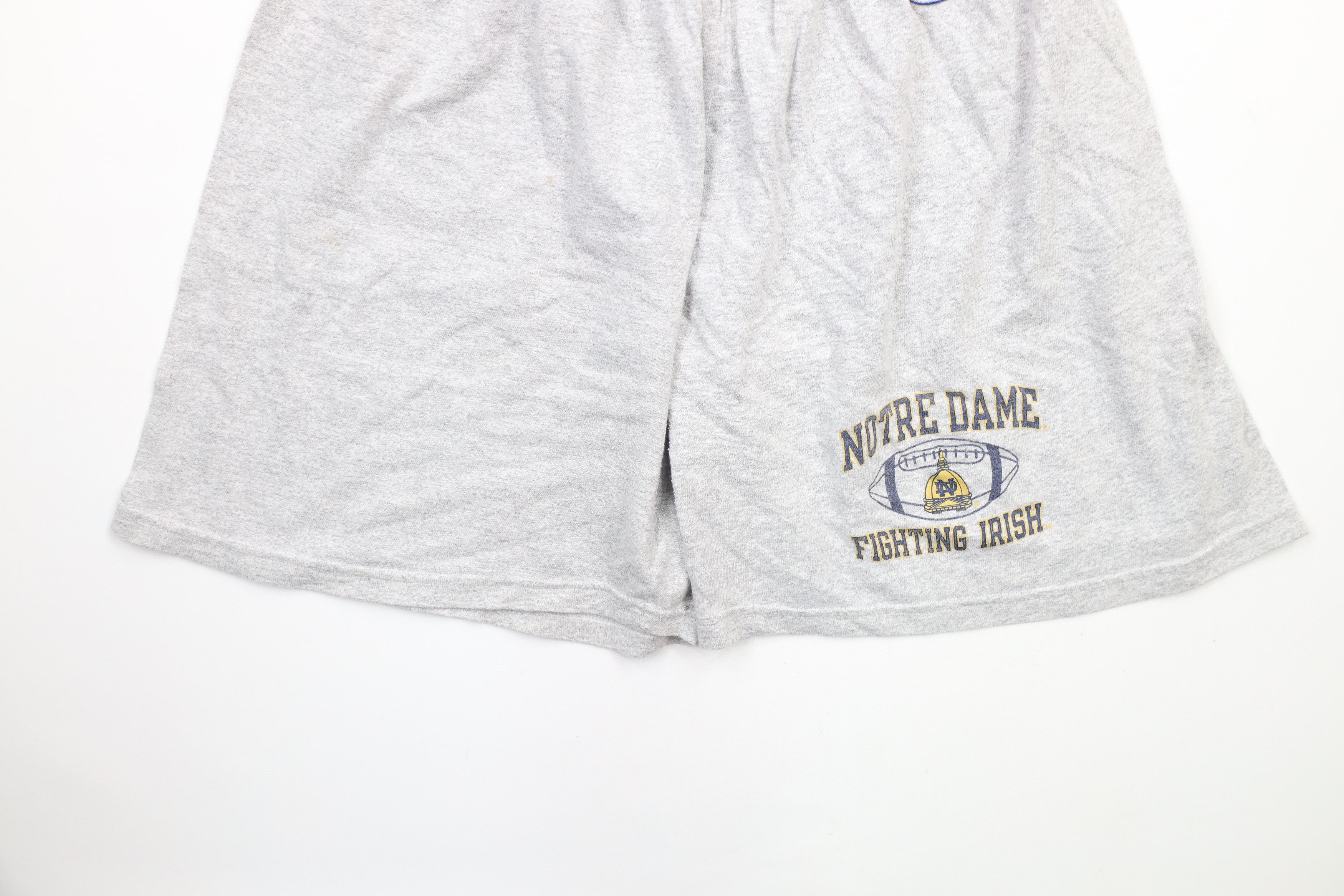 Champion × Vintage Vintage 80s Champion Above Knee Notre Dame University Shorts Size US 36 / EU 52 - 3 Thumbnail
