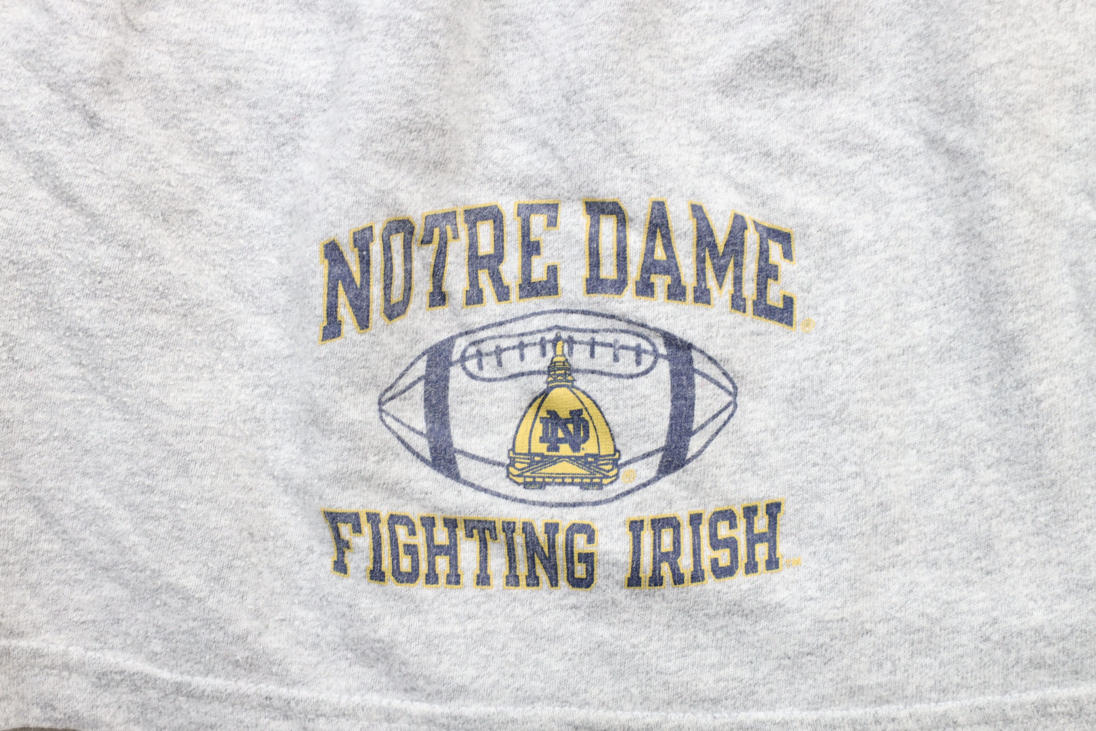 Champion × Vintage Vintage 80s Champion Above Knee Notre Dame University Shorts Size US 36 / EU 52 - 4 Thumbnail
