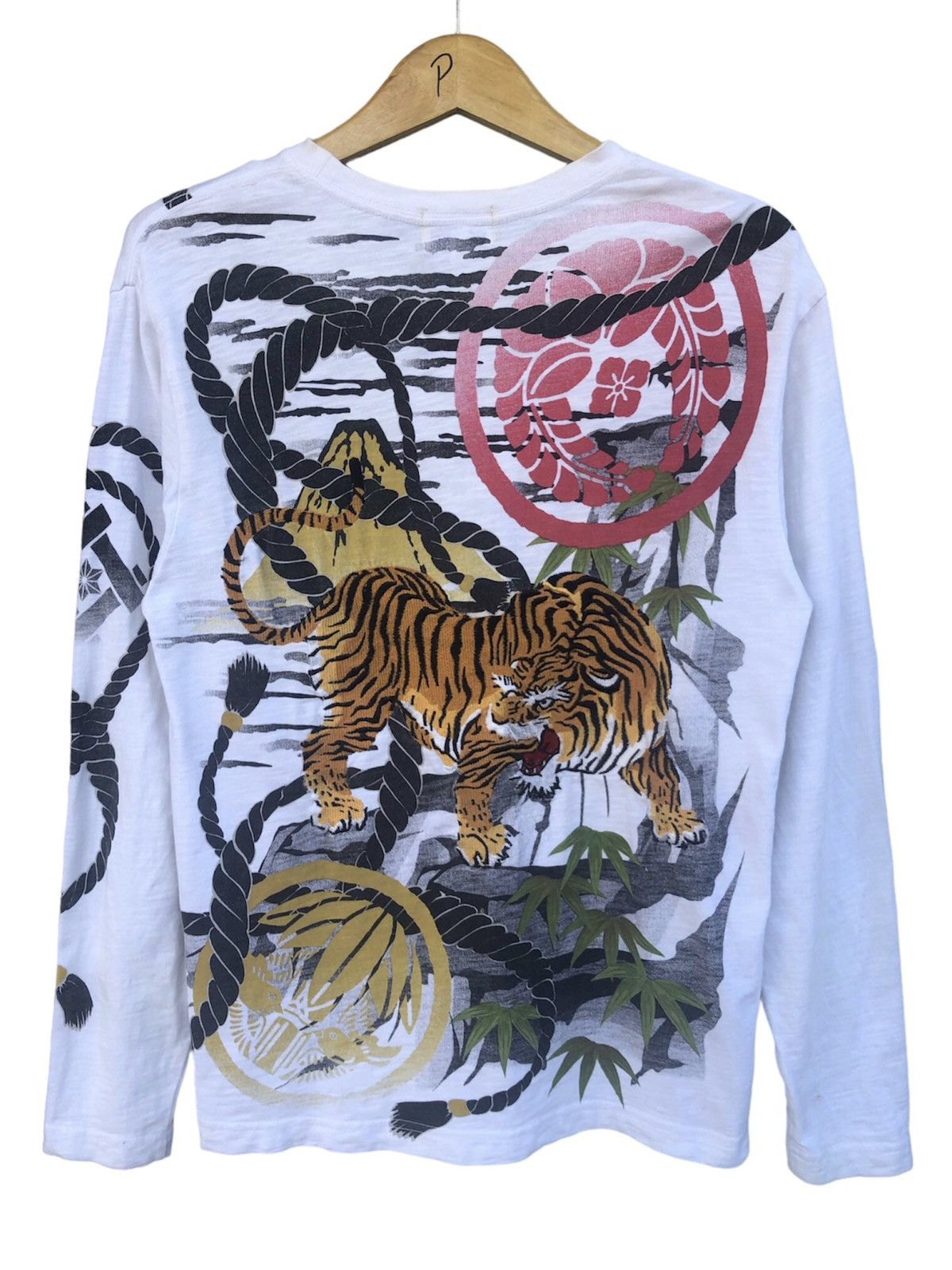 Japanese Brand Japanese Tradition Tiger Long Sleeve Like Ed Hardy Size US M / EU 48-50 / 2 - 1 Thumbnail