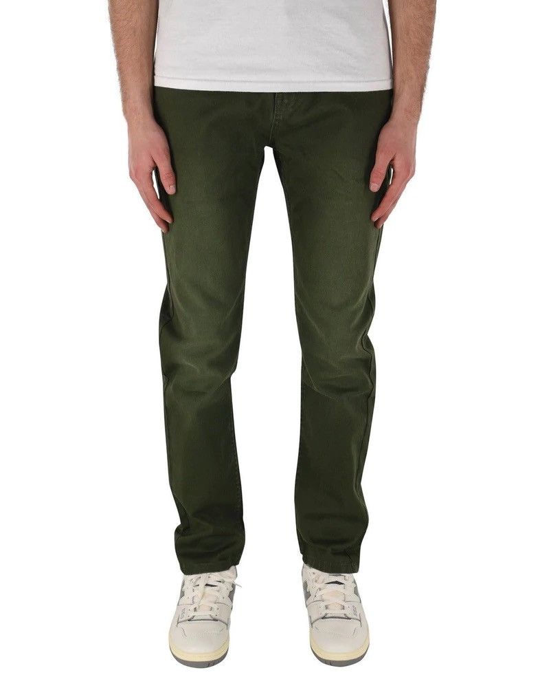 Vintage Distressed Denim Olive Green Size US 28 / EU 44 - 2 Thumbnail