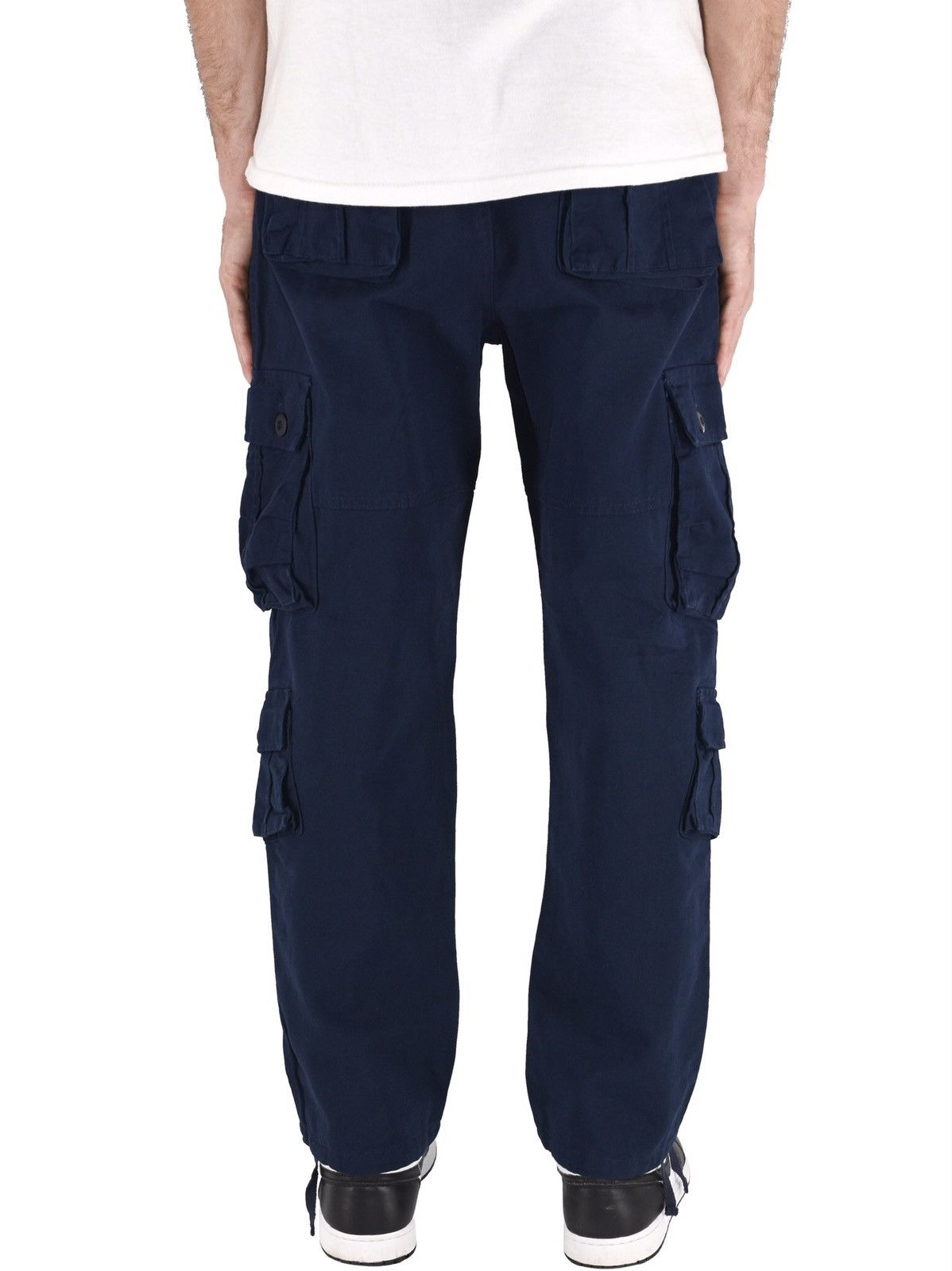 Japanese Brand 8 Pocket Cargo Pants Navy Size US 40 / EU 56 - 4 Thumbnail